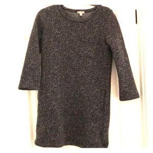 Gap Herringbone Sweat Shirt Dress